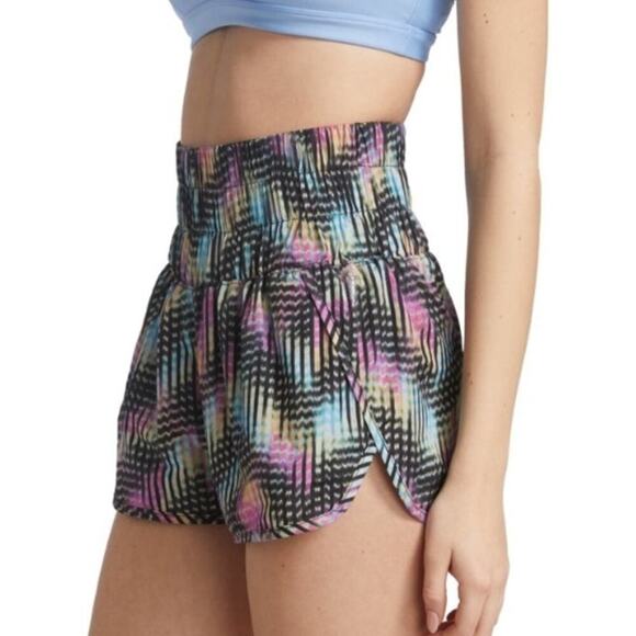 FP Movement "Way Home" Printed Shorts Active Workout Free People Size S - Picture 2 of 5
